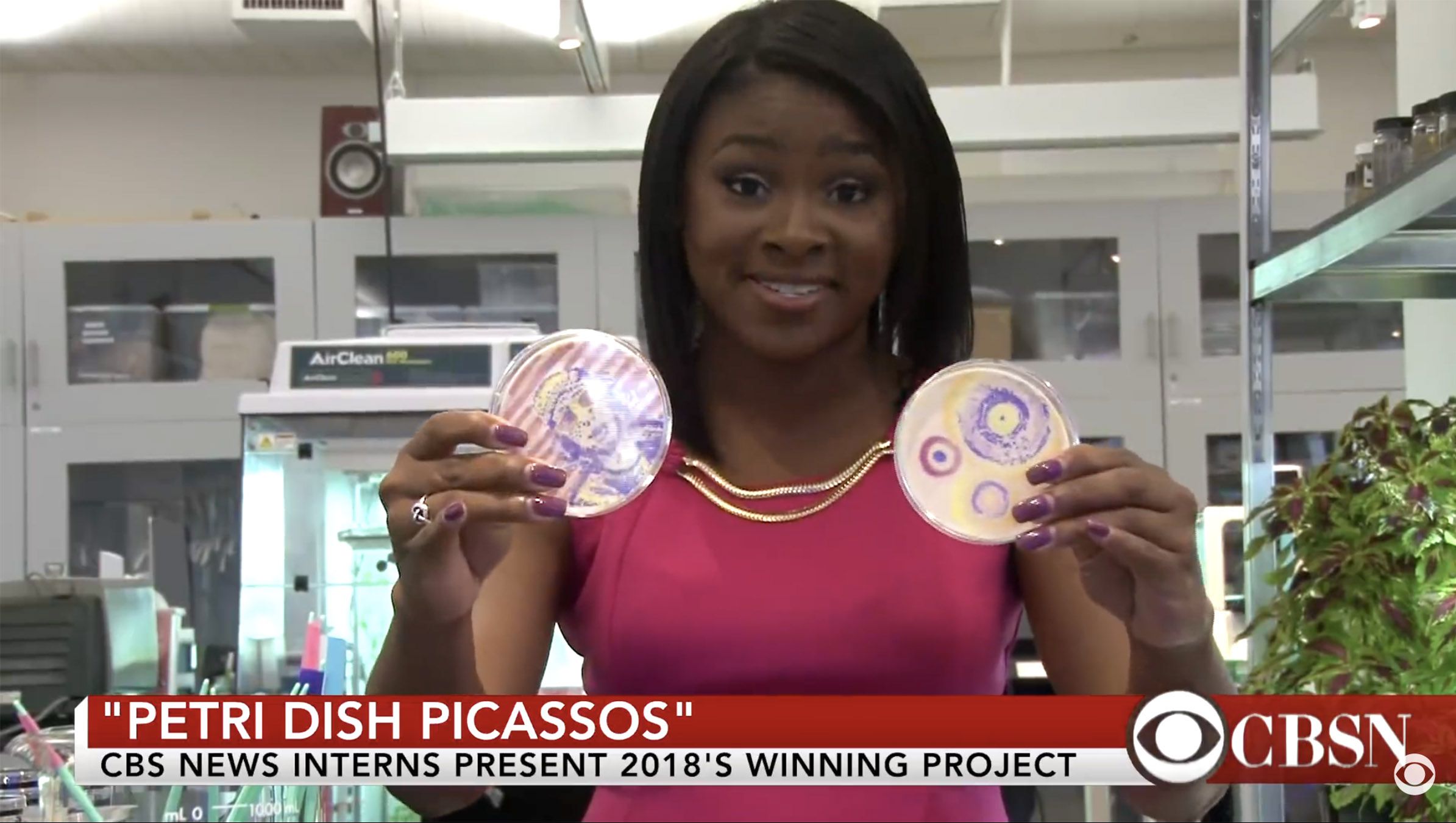 Tarleton student on winning team at CBS News summer internship